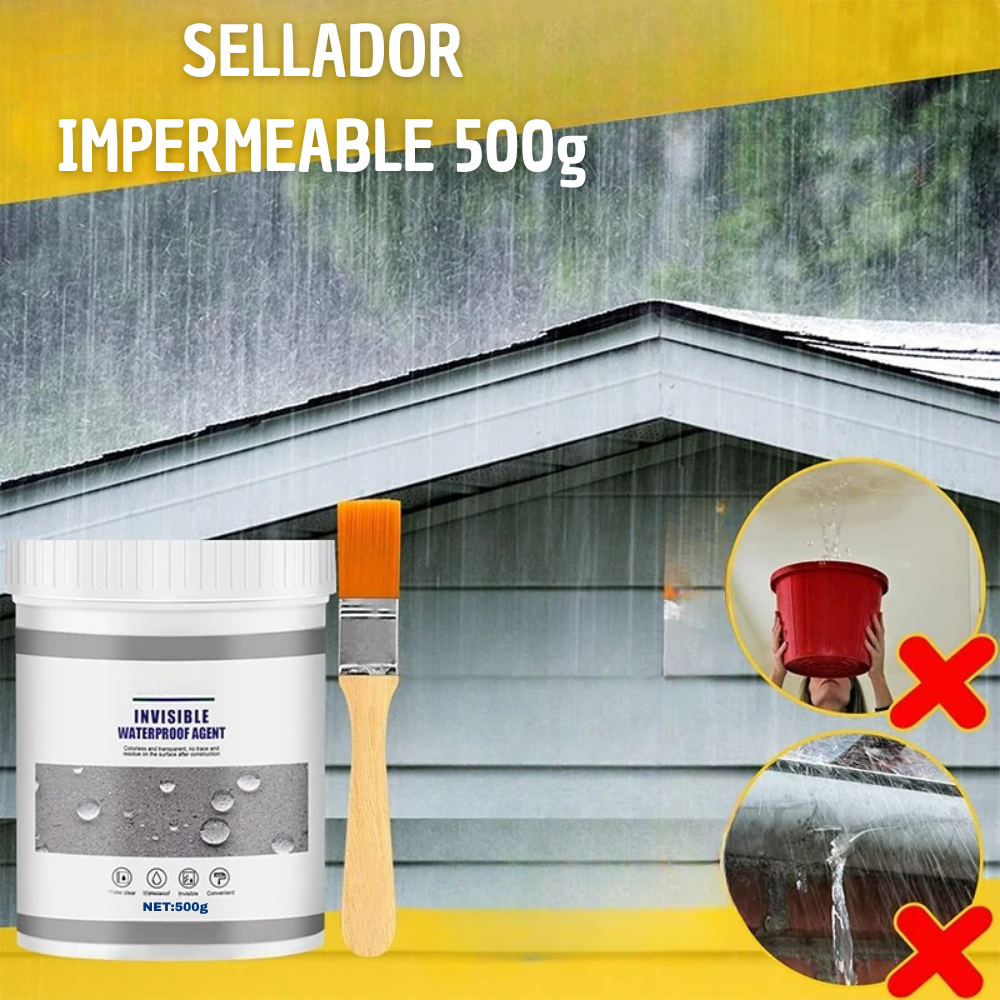Sellador Impermeable 500g + Brocha