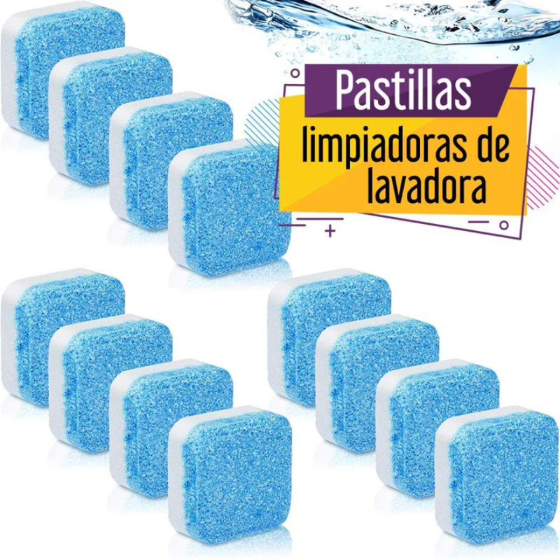 Pastillas limpia lavadora (12UNID)